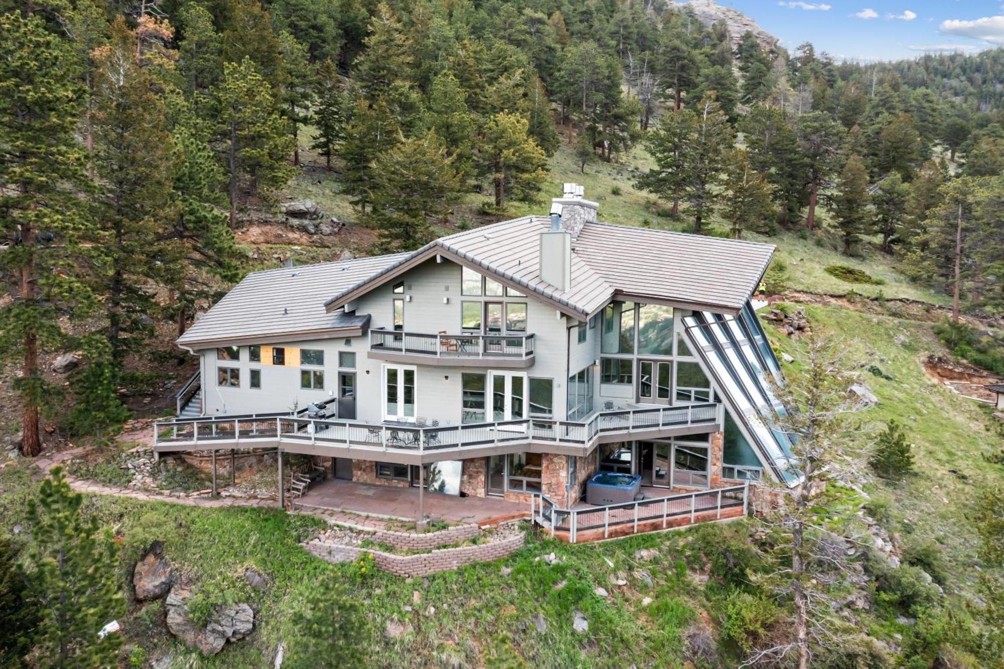 Casa De Cristal-Epic Views-Hottub-Sauna-Sleeps 10-Luxury Linens-Stocked Kitchen Estes Park Luaran gambar